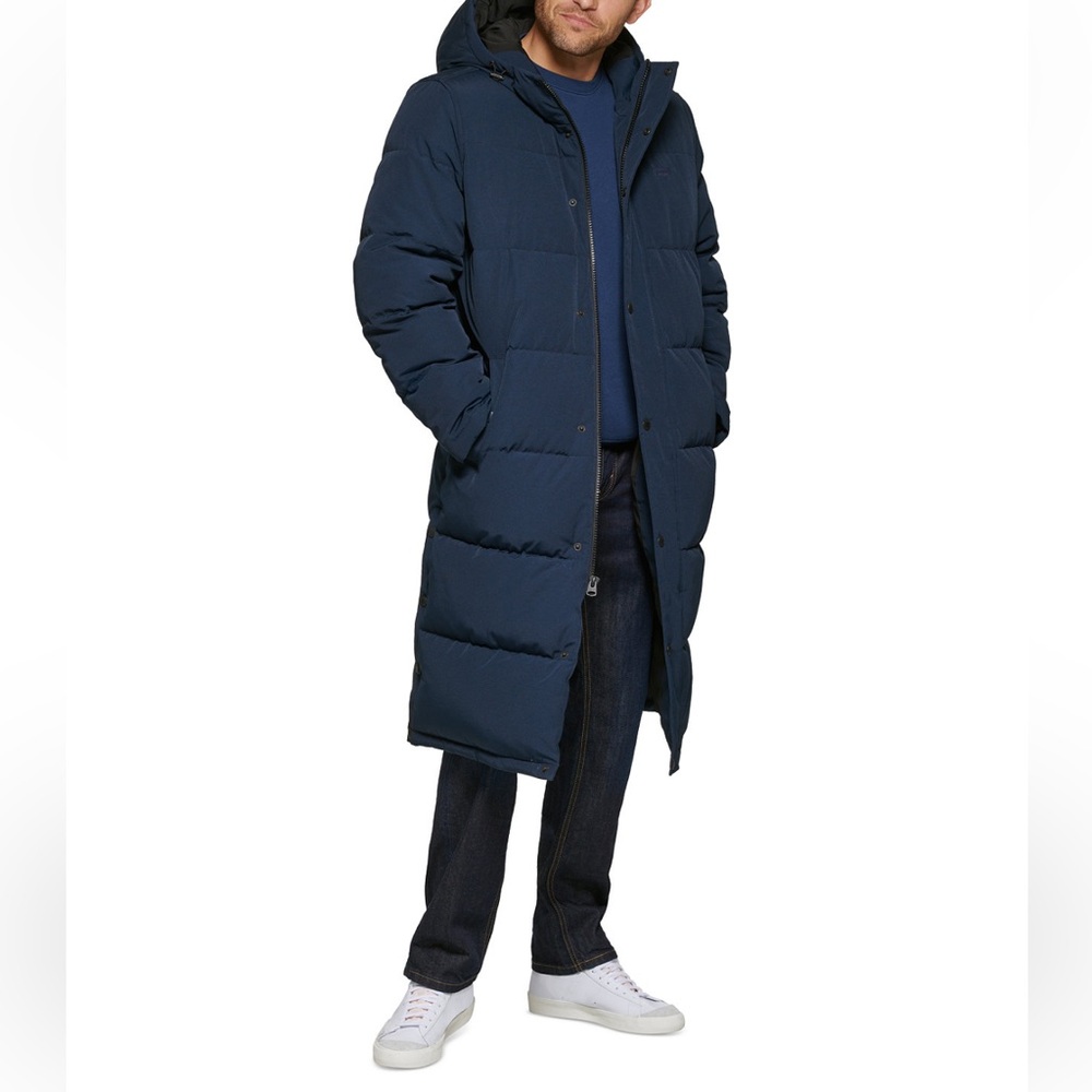 LEVI’S Men's Quilted Extra Long
Parka Jacket - Picture 1 of 9